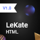 LeKate - Saas and Software HTML Landing Page - ThemeForest Item for Sale