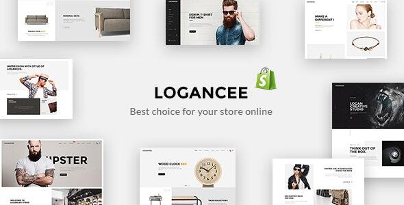 Logancee - Plantilla Shopify de comercio electrónico sensible