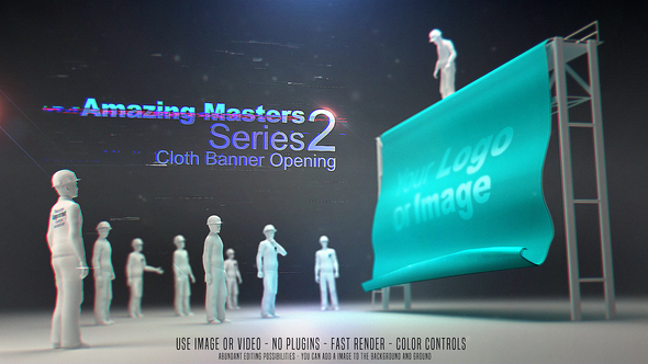 Amazing Masters Series 2 - Cloth Banner Opening