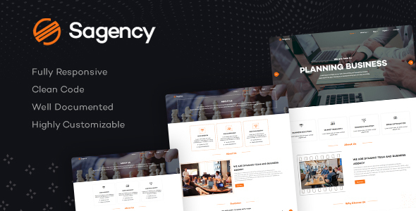 Sagency - Creative Agency & Business HTML Templat