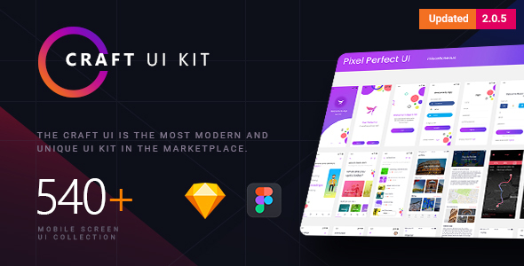 Craft | A Multipurpose and Multi Business Mobile UI Kit