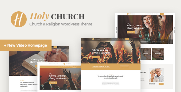 Holy Church | Religion, Charity & Nonprofit WordPress Theme