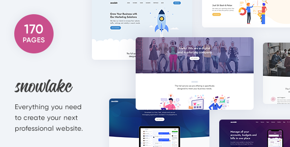 Snowlake - Creative Business & Startup Template