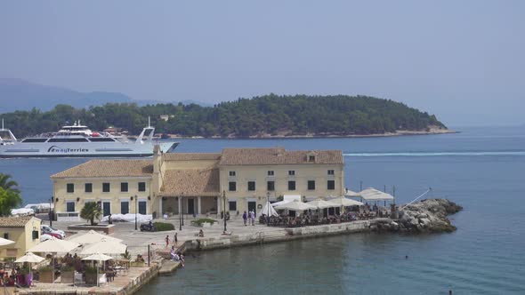 The Kerkyra Ferry Is On Trip To Corfu Island 3