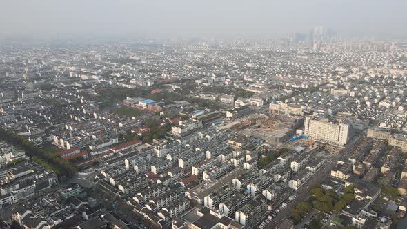 Aerial Suzhou City