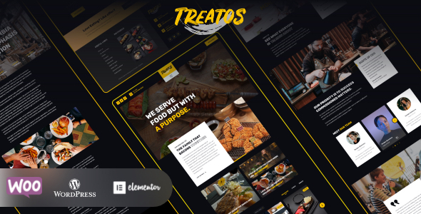 Treatos - Restaurant Theme