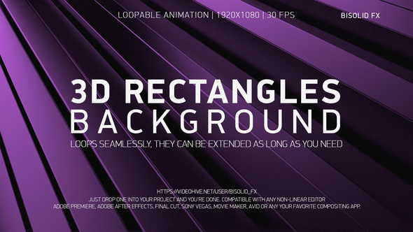 Abstract 3d Rectangles Background