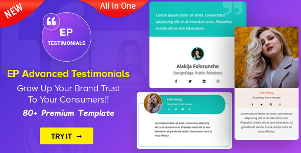 EP Testimonial Slider - WordPress Testimonials Showcase Plugin