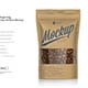 Kraft Paper Bag Stand up Pouсh Doypack with Clear Window Mockup - GraphicRiver Item for Sale