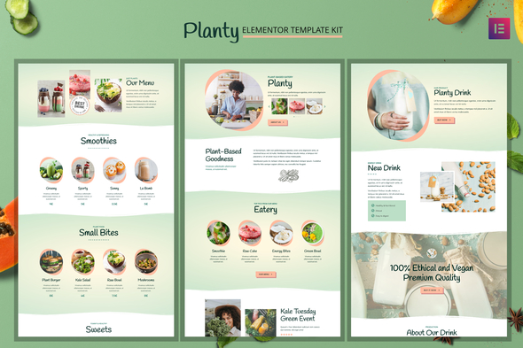 Planty - Cafe & Restaurant Template Kit