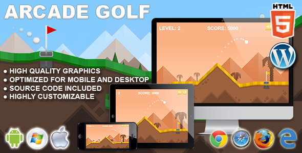 Arcade Golf - gra sportowa HTML5