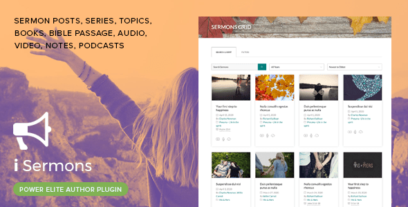 iSermons - WordPress Sermons Manager Plugin