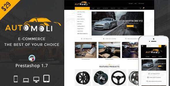 Automoli - Responsive Prestashop 1.7 Theme