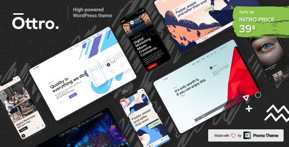 Ottro – Portfolio & MultiPurpose WordPress Preview