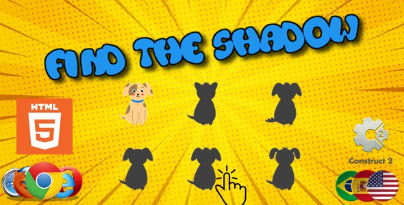 Find The Shadow - Html5 - Casual Game