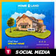 Real Estate Social Media Pack - GraphicRiver Item for Sale