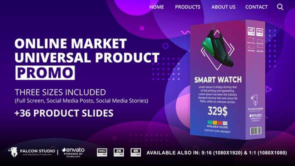 Online Market Universal Product Promo