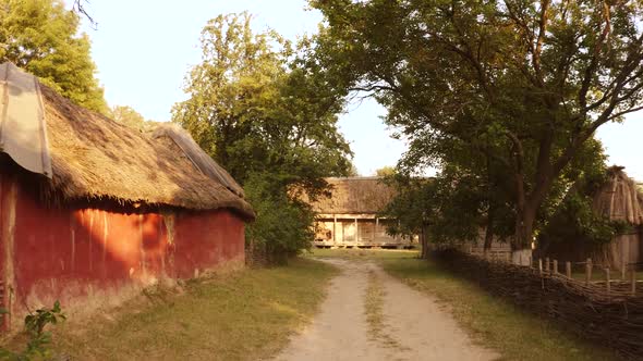 Walking on a Village Trail