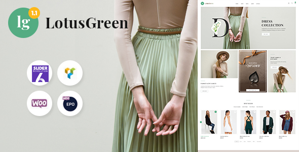 LotusGreen Multipurpose WooCommerce Theme Preview