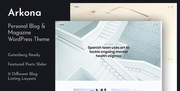Download Download Arkona - Personal Blog & Magazine WordPress ...