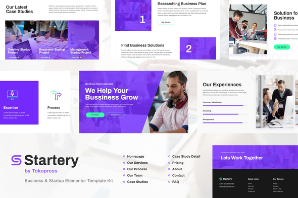 Startery | SaaS & Startup Elementor Template Kit