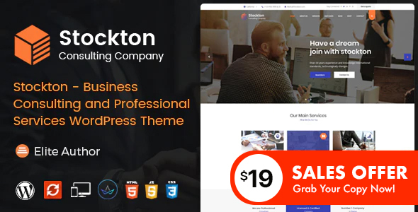 Stockton - Business & Financial Consulting WordPress Theme