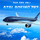 Azal boeing 787 3D - 3DOcean Item for Sale