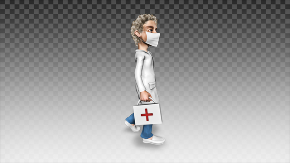 Cartoon Doctor    Walk 4 alt