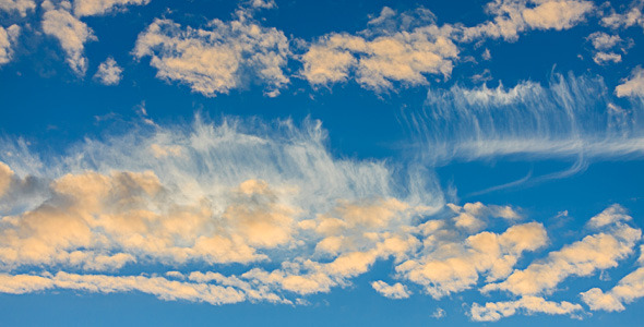 Golden Clouds Timelapse