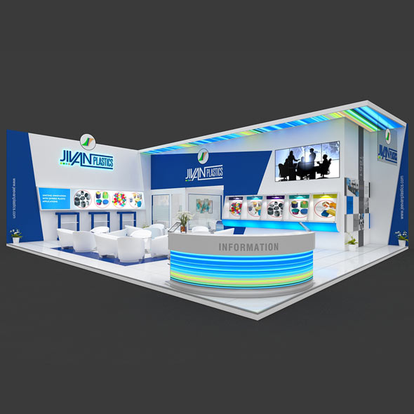 Exhibition Booth 3D Model