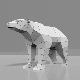 LOW POLY 3D BEAR MESH - 3DOcean Item for Sale