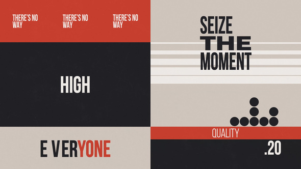 VHS Modern Typography | Kinetic Promo alt