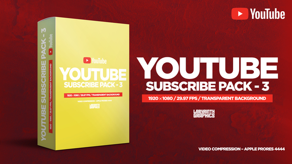 Youtube Subscribe Pack - 3