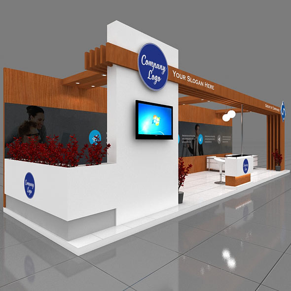 Exhibition Stand 3D Model