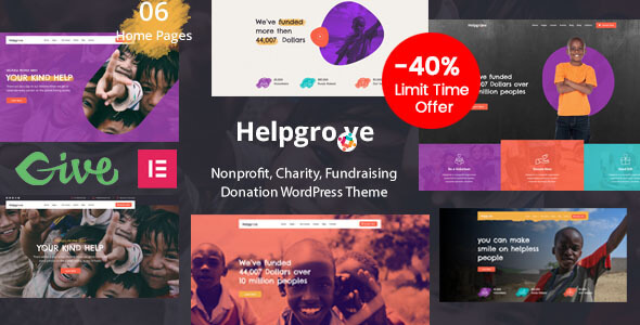 Helpgrove – Charity & Donation Theme Preview