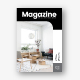 Minimal Interior Design Magazine - GraphicRiver Item for Sale