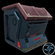 Sci-fi Crate (Container, Box) - Openable Door - Low Poly - 3DOcean Item for Sale
