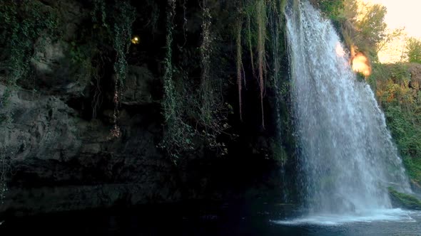 Tropic Waterfall and Lake