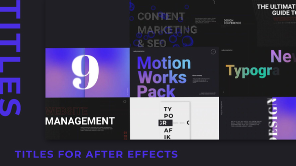 Typography Pack Titles