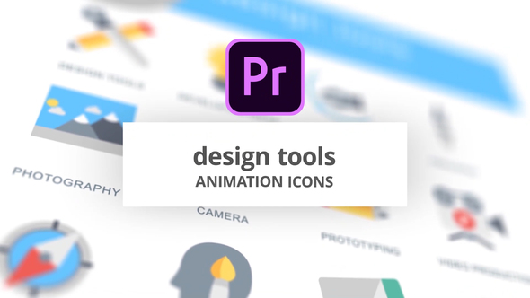 Design Tools - Animation Icons (MOGRT)