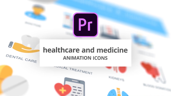 Healthcare and Medicine - Animation Icons (MOGRT)