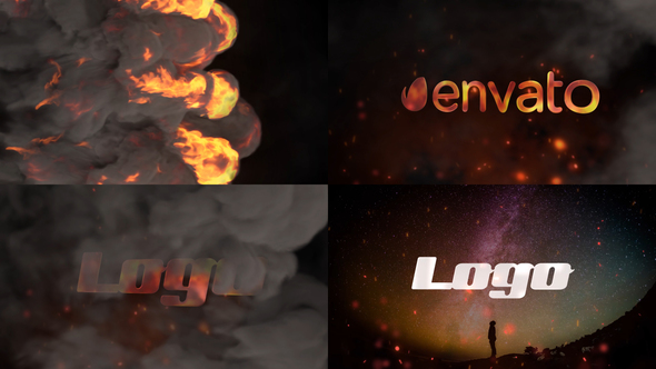 Stylish Fire Logo | After Effects alt