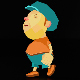 Cartoon boy low poly rigged and animated game character - 3DOcean Item for Sale