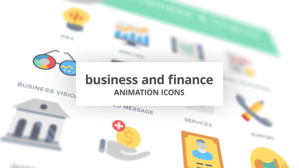 Business and Finance - Animation Icons