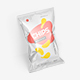 Tilted Glossy Snack Package Mockup - Halfside View - GraphicRiver Item for Sale