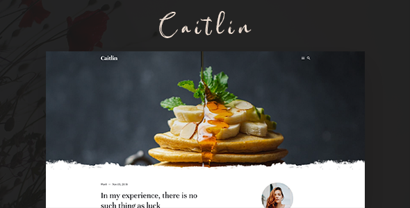 Caitlin — Elegant and Simple Jekyll Theme