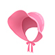 Pink Bonnet Hat - 3DOcean Item for Sale
