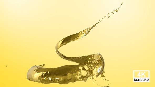 Twisted Liquid Gold Splash V4