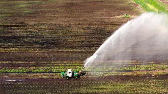 Irrigation System on Agricultural Land.