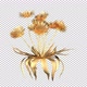 Golden Dandelion Flowers - VideoHive Item for Sale